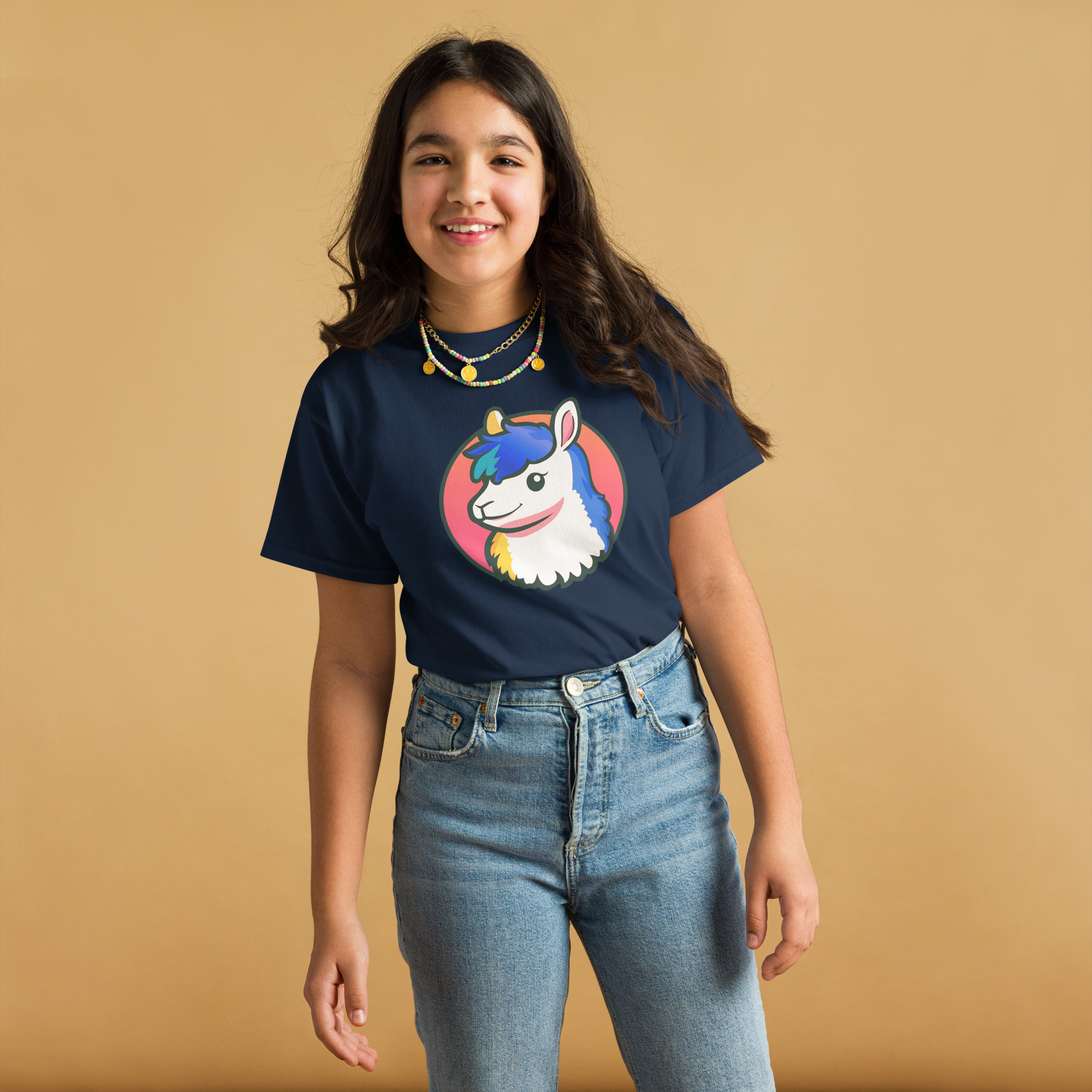 LlamaRama Youth classic tee - Image 4